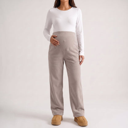 Pantaloni in Pile Premaman